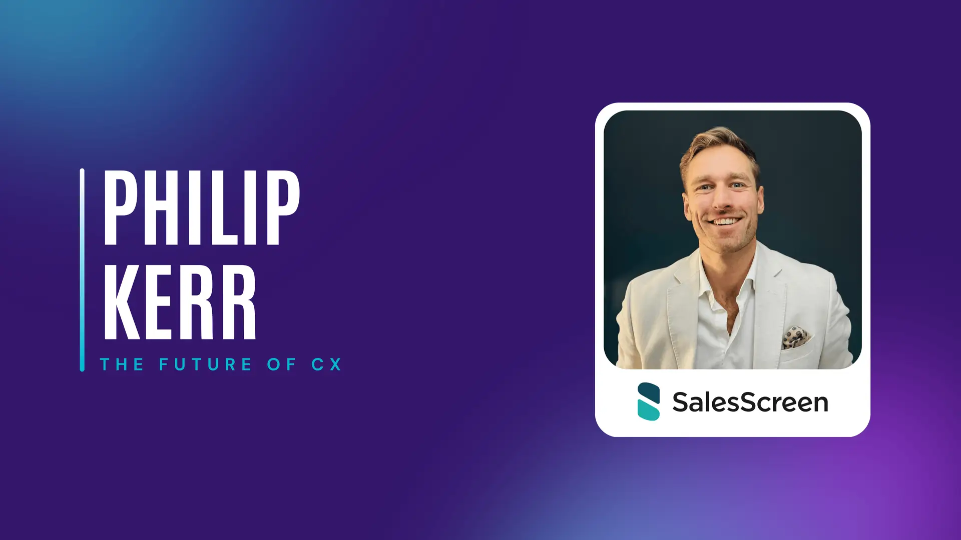 Philip Kerr speaking on CX Minutes about aligning sales and marketing teams for business growth.